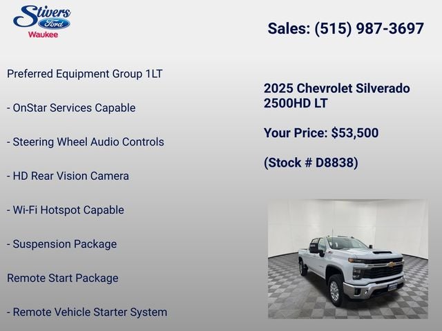 2025 Chevrolet Silverado 2500HD LT