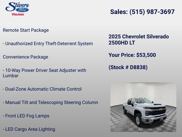 2025 Chevrolet Silverado 2500HD LT