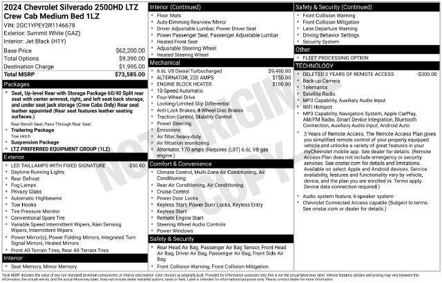 2024 Chevrolet Silverado 2500HD LTZ