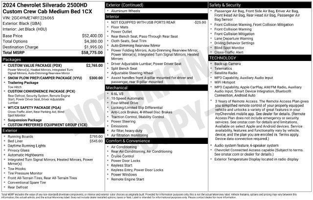 2024 Chevrolet Silverado 2500HD Custom