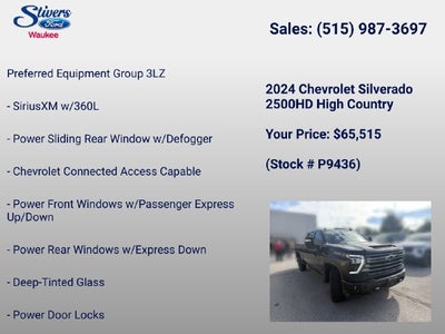 2024 Chevrolet Silverado 2500HD High Country