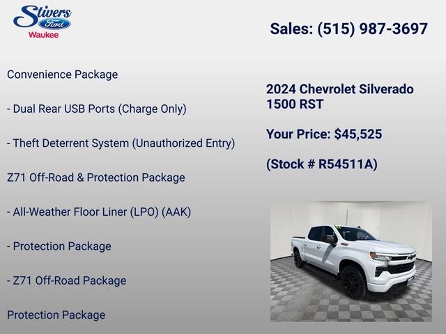 2024 Chevrolet Silverado 1500 RST