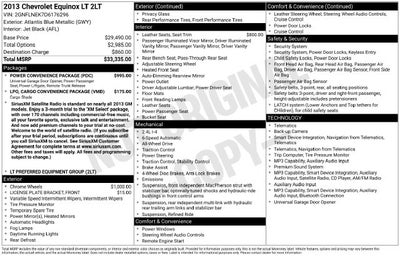 2013 Chevrolet Equinox LT 2LT