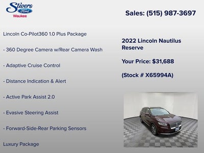 2022 Lincoln Nautilus Reserve
