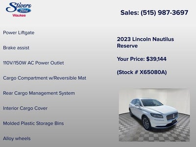 2023 Lincoln Nautilus Reserve