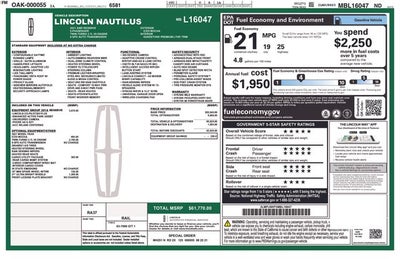 2021 Lincoln Nautilus Reserve