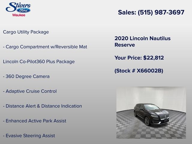 2020 Lincoln Nautilus Reserve