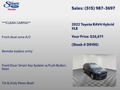 2022 Toyota RAV4 Hybrid XLE