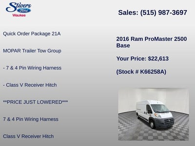 2016 RAM ProMaster 2500 High Roof