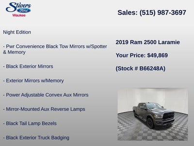 2019 RAM 2500 Laramie