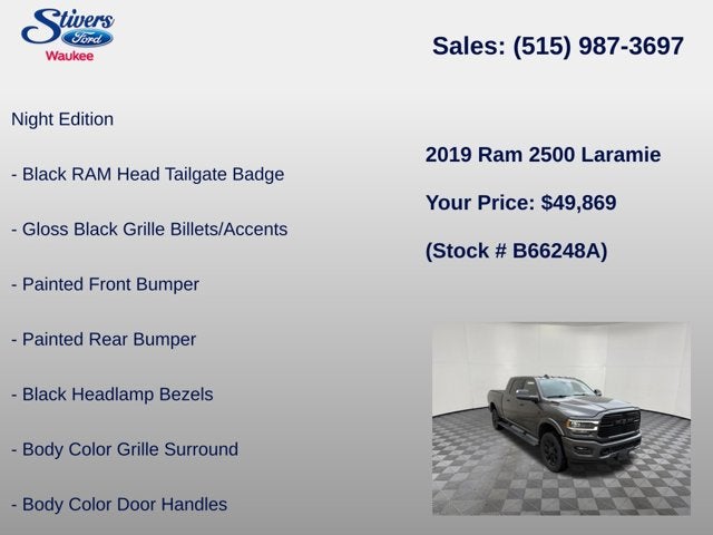2019 RAM 2500 Laramie
