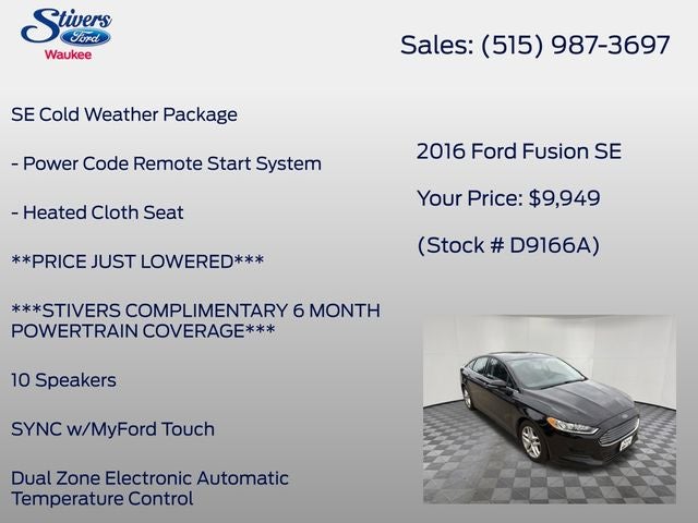 2016 Ford Fusion SE