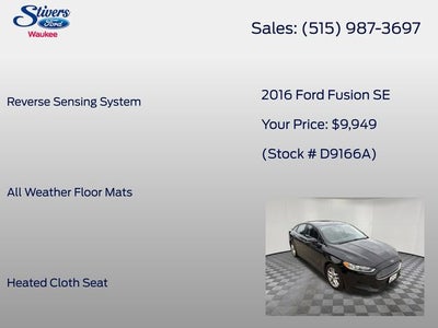 2016 Ford Fusion SE