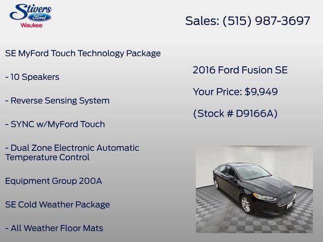 2016 Ford Fusion SE