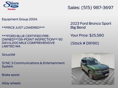 2023 Ford Bronco Sport Big Bend