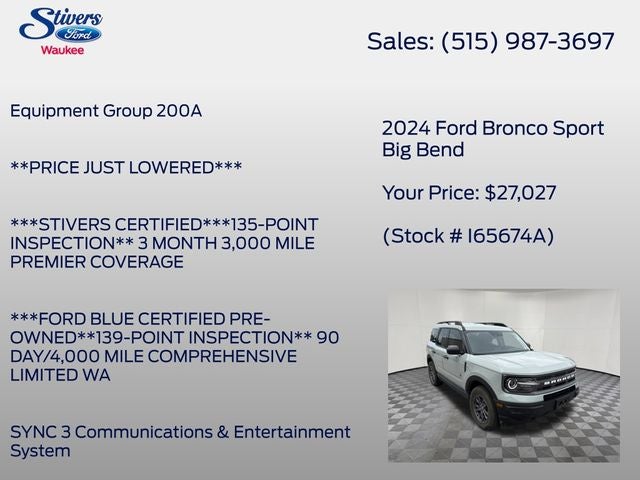 2024 Ford Bronco Sport Big Bend