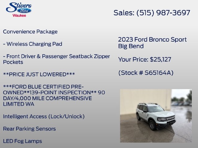 2023 Ford Bronco Sport Big Bend