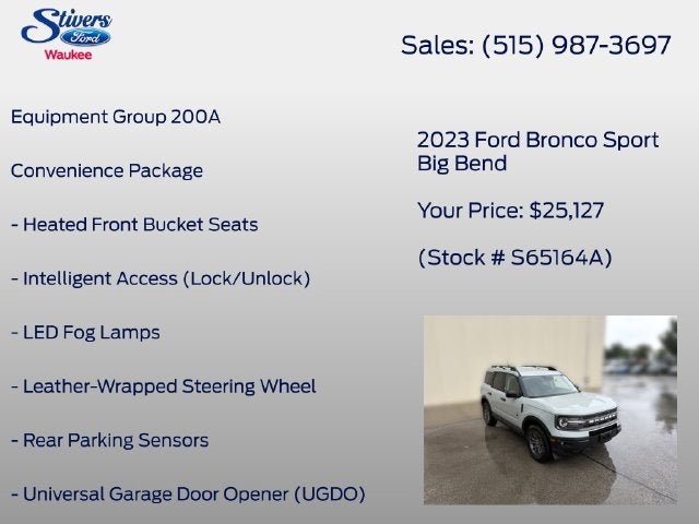 2023 Ford Bronco Sport Big Bend