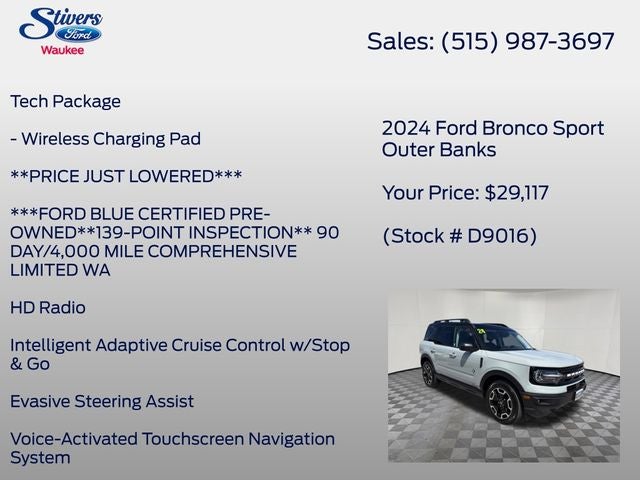 2024 Ford Bronco Sport Outer Banks
