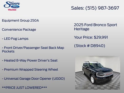 2025 Ford Bronco Sport Heritage
