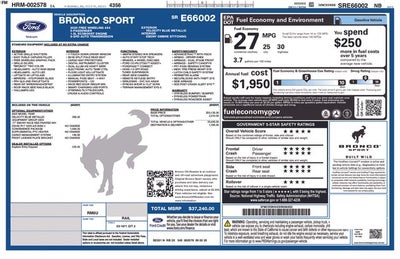 2025 Ford Bronco Sport Free Wheeling