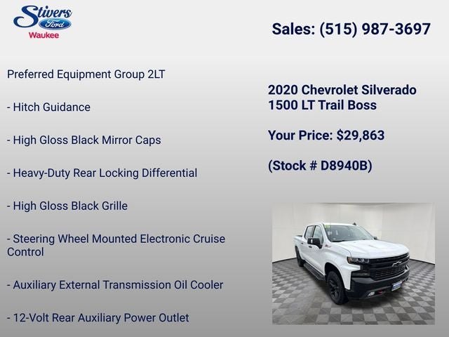 2020 Chevrolet Silverado 1500 LT Trail Boss