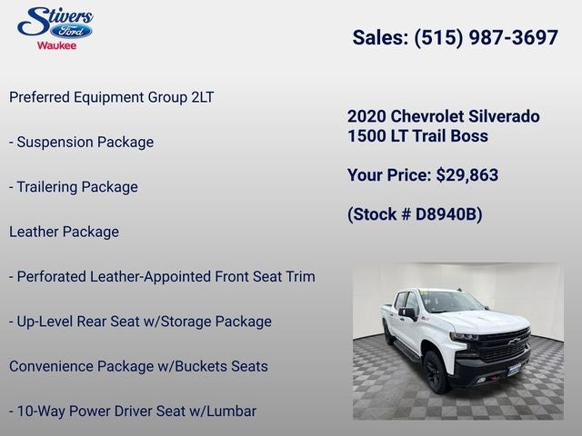 2020 Chevrolet Silverado 1500 LT Trail Boss
