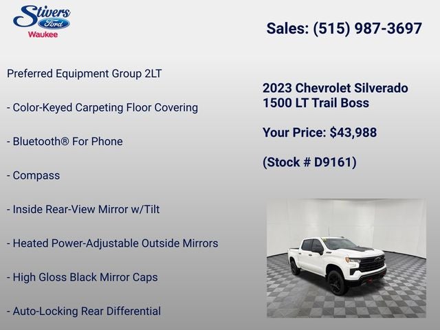 2023 Chevrolet Silverado 1500 LT Trail Boss