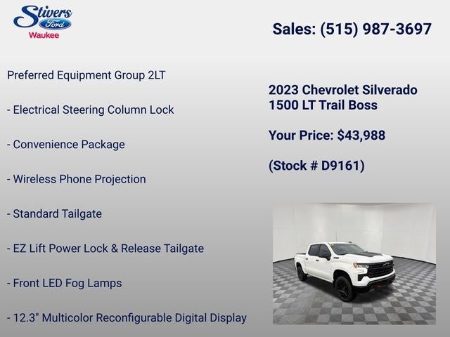 2023 Chevrolet Silverado 1500 LT Trail Boss