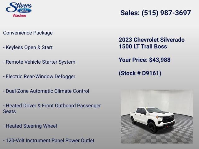 2023 Chevrolet Silverado 1500 LT Trail Boss
