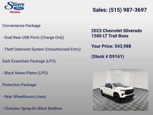 2023 Chevrolet Silverado 1500 LT Trail Boss