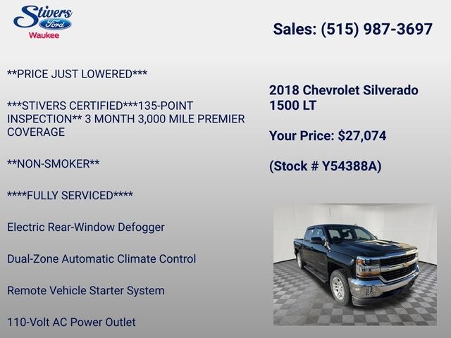 2018 Chevrolet Silverado 1500 LT LT1