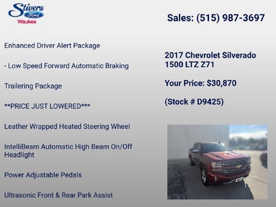 2017 Chevrolet Silverado 1500 LTZ 2LZ