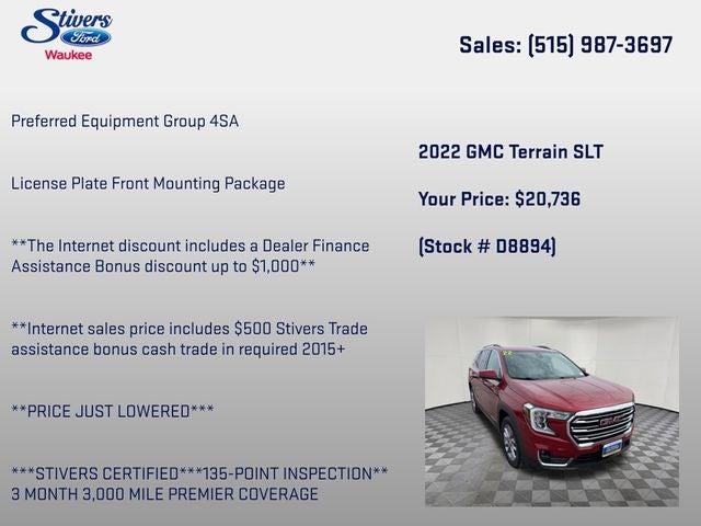 2022 GMC Terrain SLT