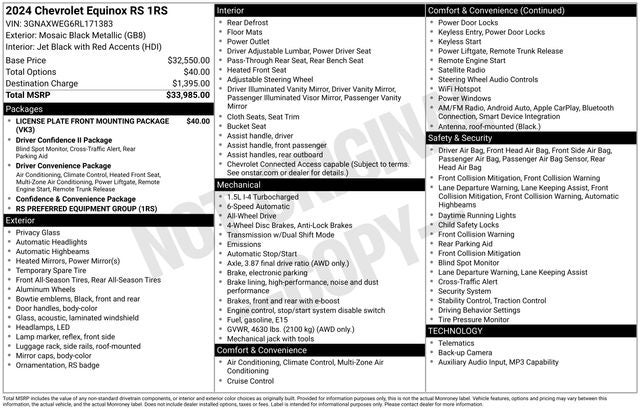 2024 Chevrolet Equinox RS