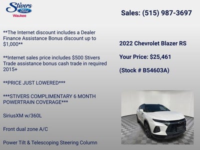 2022 Chevrolet Blazer RS