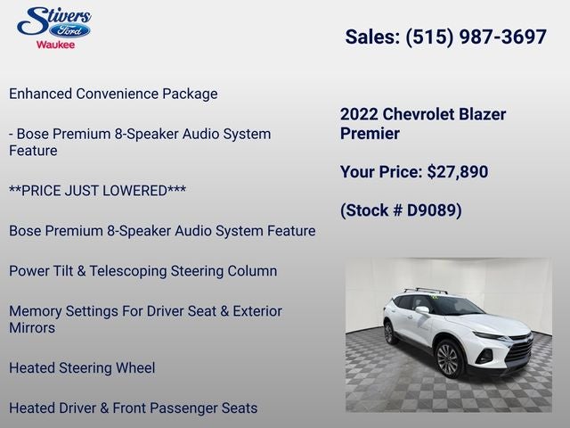 2022 Chevrolet Blazer Premier