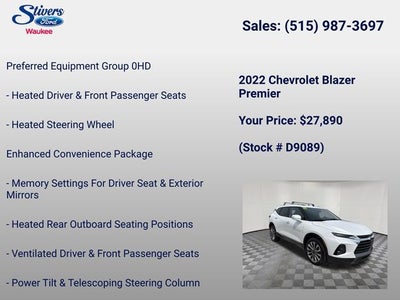 2022 Chevrolet Blazer Premier