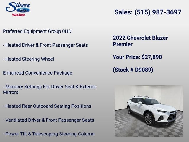 2022 Chevrolet Blazer Premier