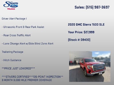 2020 GMC Sierra 1500 SLE
