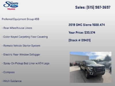 2019 GMC Sierra 1500 AT4