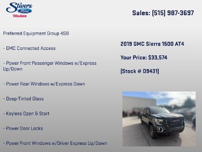 2019 GMC Sierra 1500 AT4