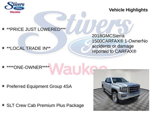 2018 GMC Sierra 1500 SLT