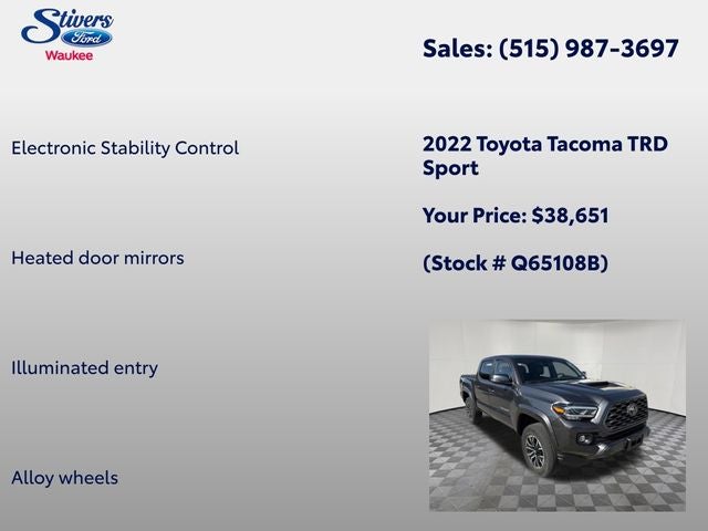 2022 Toyota Tacoma TRD Sport V6
