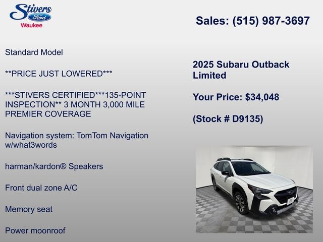 2025 Subaru Outback Limited