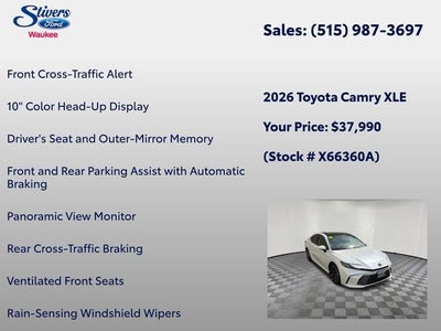 2026 Toyota Camry XLE
