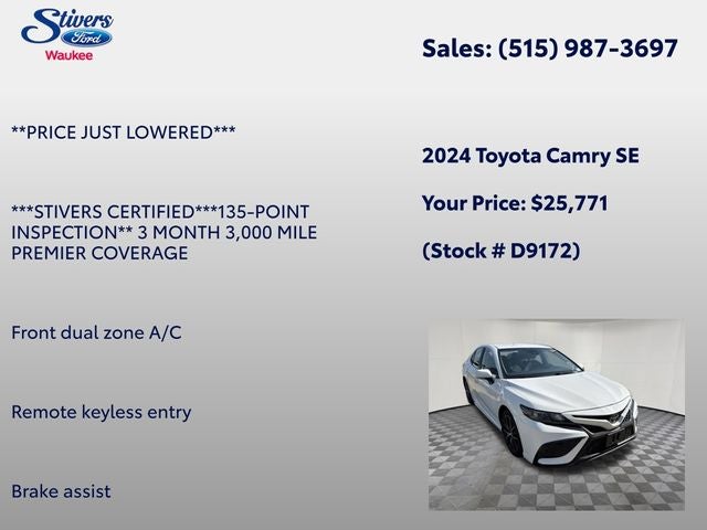 2024 Toyota Camry SE