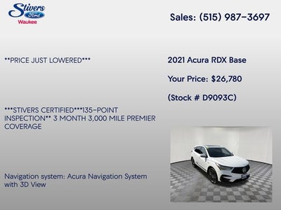2021 Acura RDX A-Spec Package SH-AWD