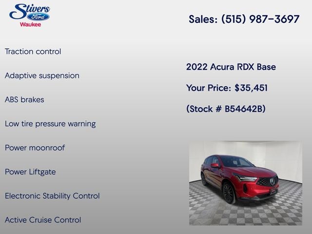 2022 Acura RDX A-Spec Advance Package SH-AWD