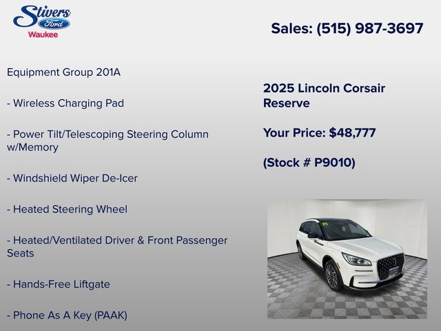 2025 Lincoln Corsair Reserve